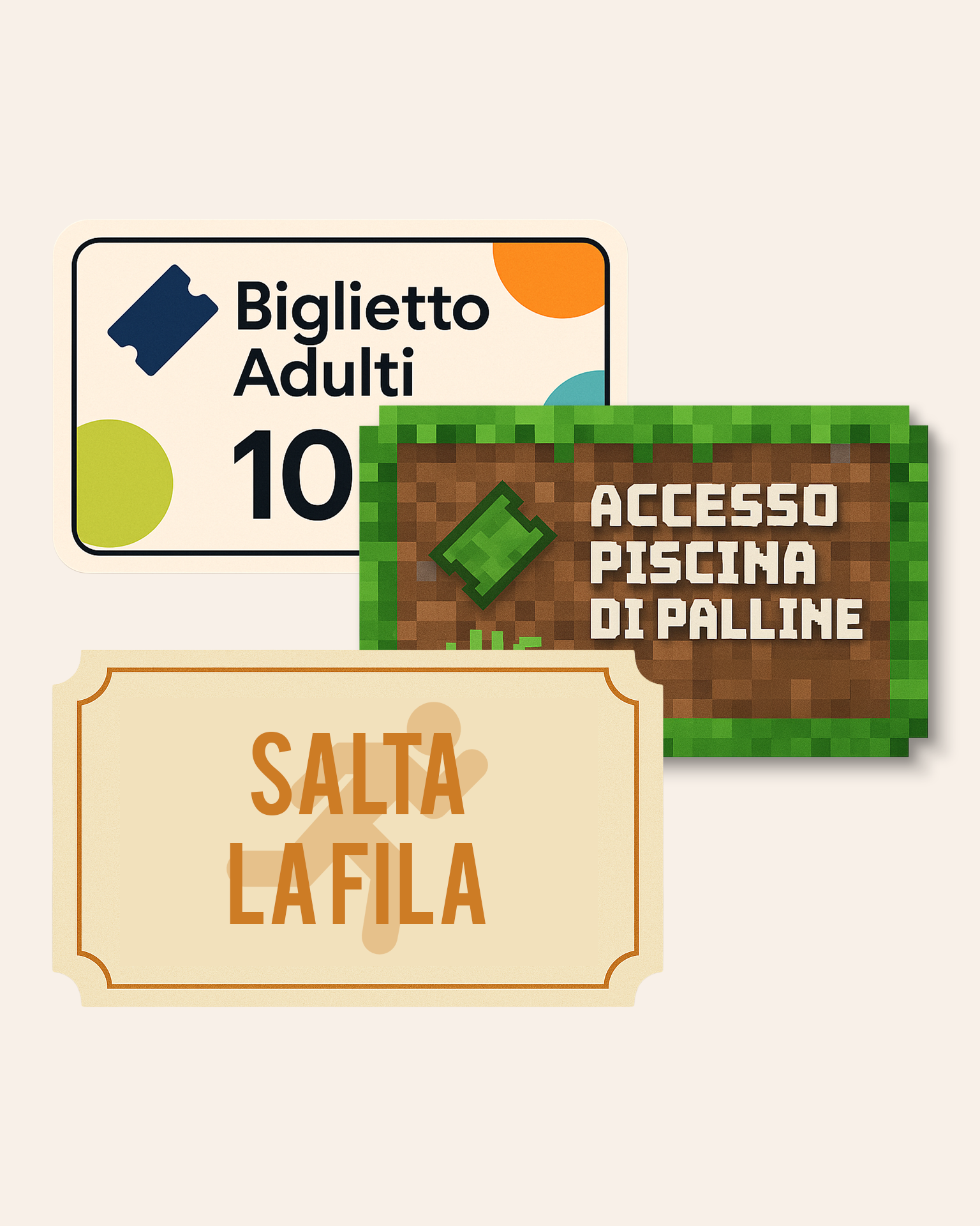Adulti + Palline + Salta la Fila